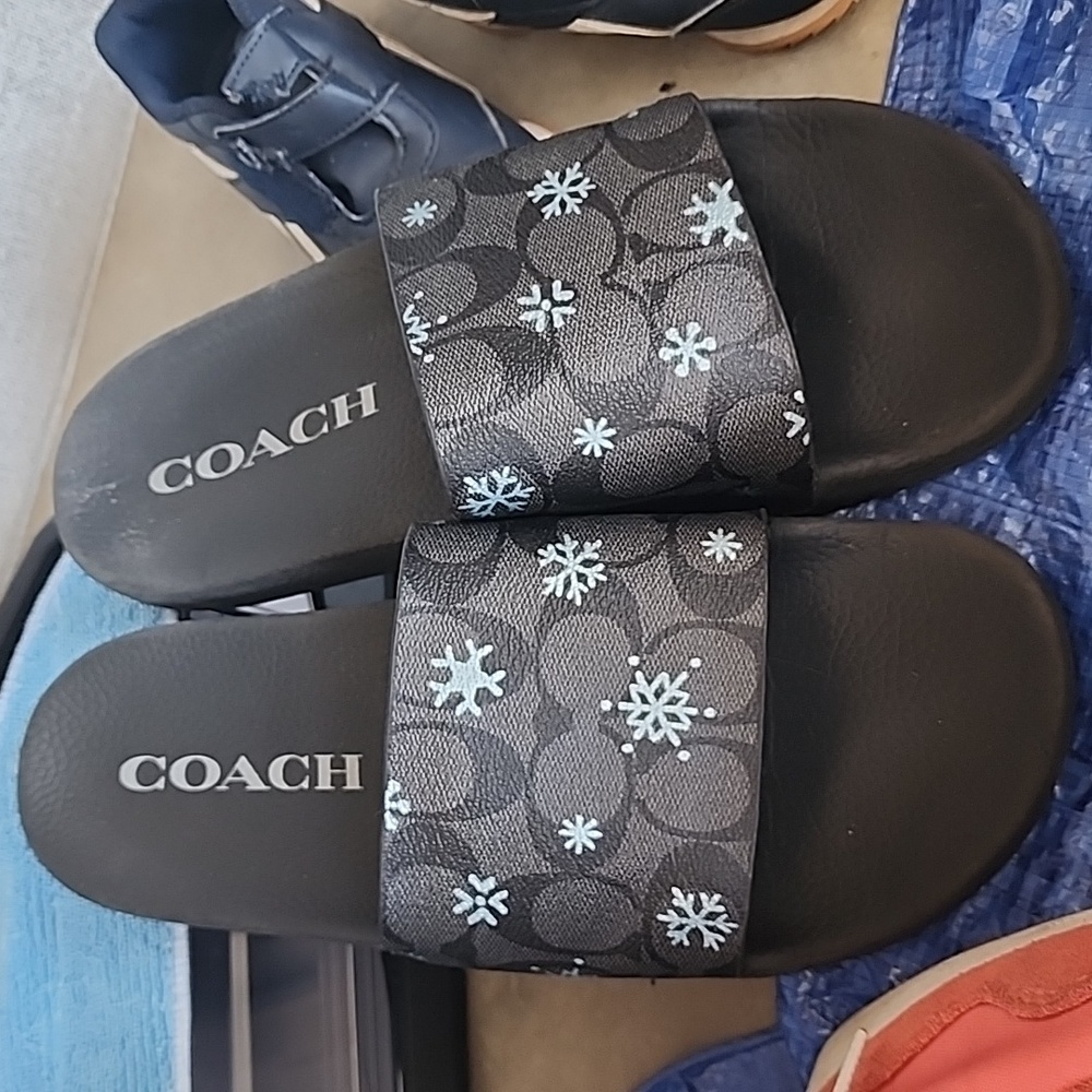 Coach slides size 11 eu 41.5